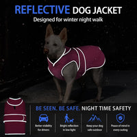 MIGOHI Warm Dog Coat Waterproof Winter Dog Jacket, M - RoseRed / XX-Large - image 4