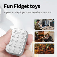 Fidget Toys Adults Magnetic Desk Toy Metal Fidgets Slider - Matte Silver - image 4