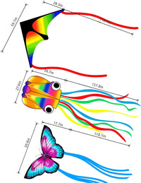 Yfafengs large octopus kite in waterproof cloth for kids and adults - view 11