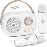 PRUNUS C20 Mini Karaoke Machine - C20-White