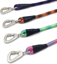 ZALER Long Dog Leash, 50 feet 30ft 20ft 15ft 10ft Dog Training Lead, Heavy Duty Reflective Check - Blue Green / 30FT*2/5" - image 4