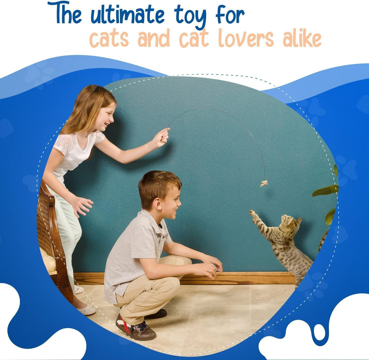 Cat Dancer Products 101 Interactive Cat Toy, Brown – Essentials for Cats - image 4
