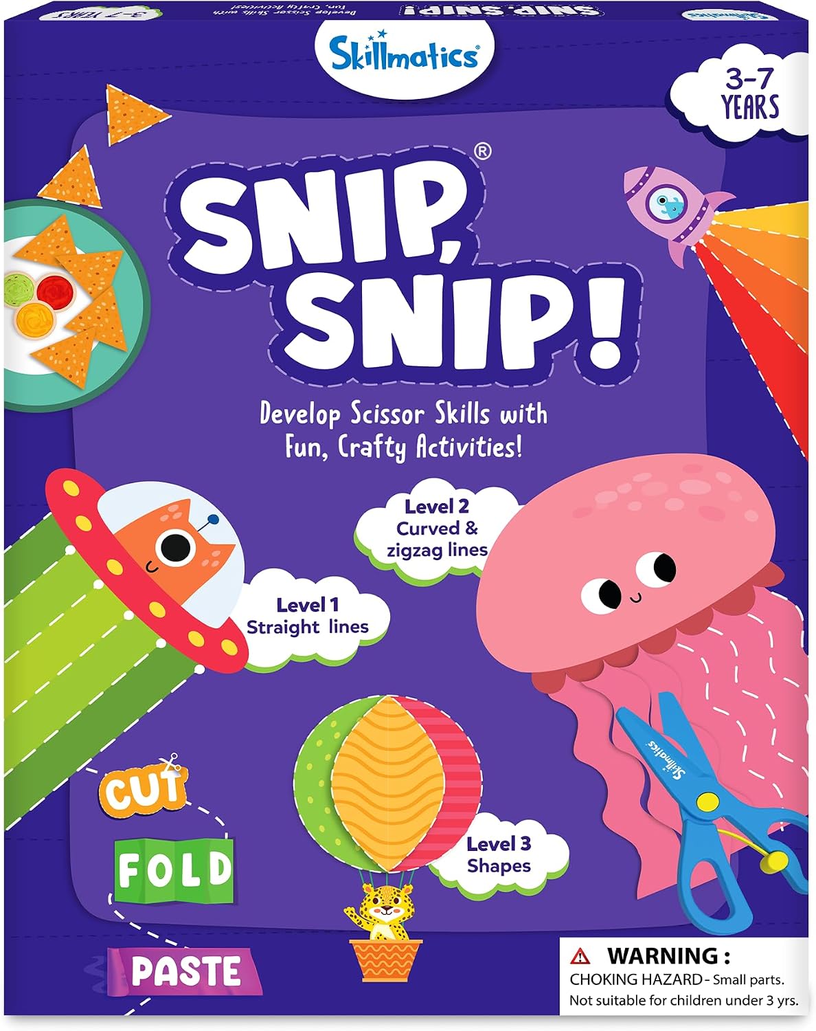 Skillmatics Snip, Scissor Skills, Felt Craft Activity - 1. Multi-Theme