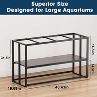 40 Gallon Metal Fish Tank Stand - Black / 55-75 Gallon - image 3
