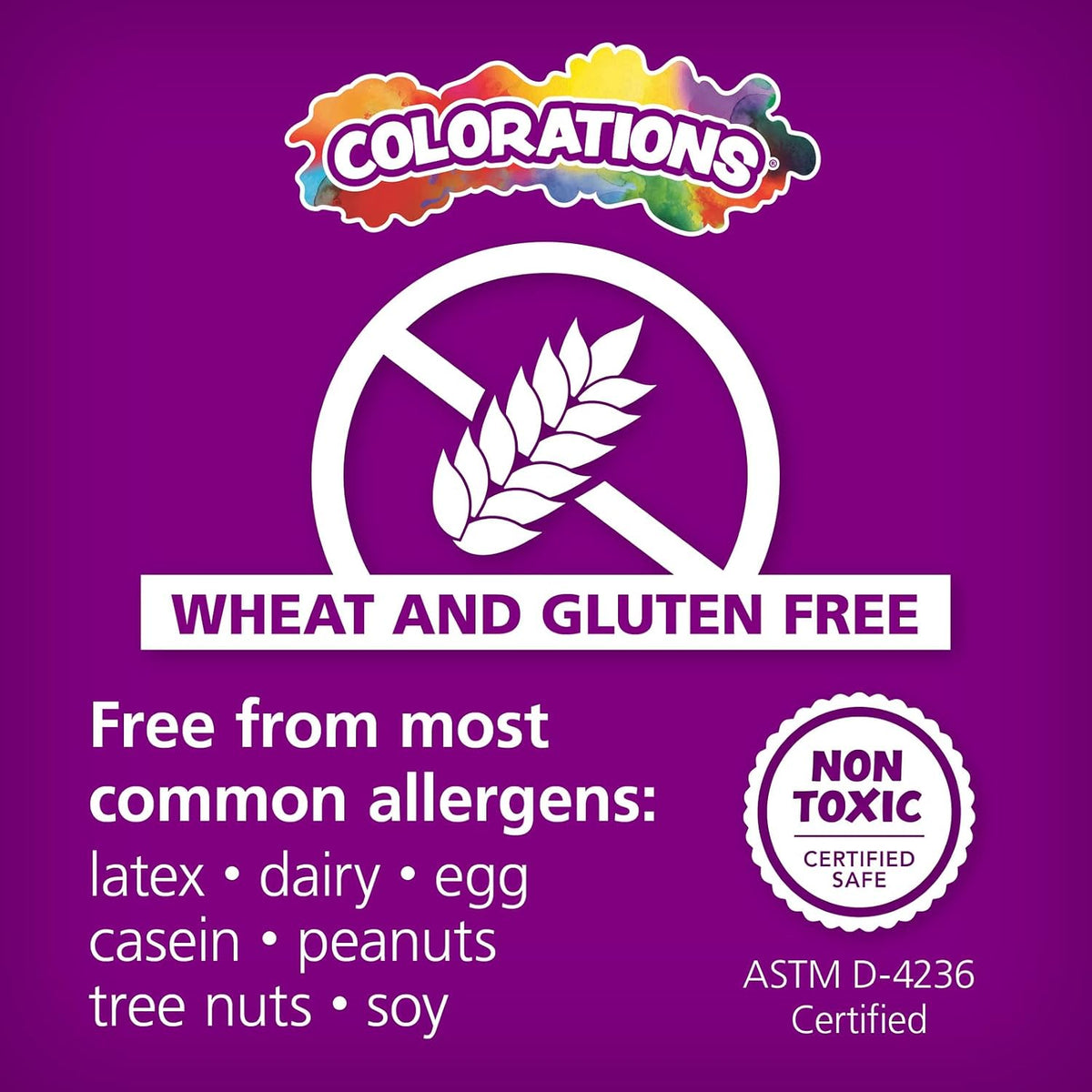 Colorations Wheat & Gluten-Free Classic Dough, 8 Colors – Fun for Kids & Family - Glitter - image 3