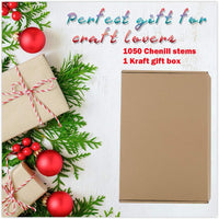 Pipe Cleaners Chenille Stems 1050 Pieces 30 Assorted Colors for Craft - 30 colors / 1050pcs - image 4