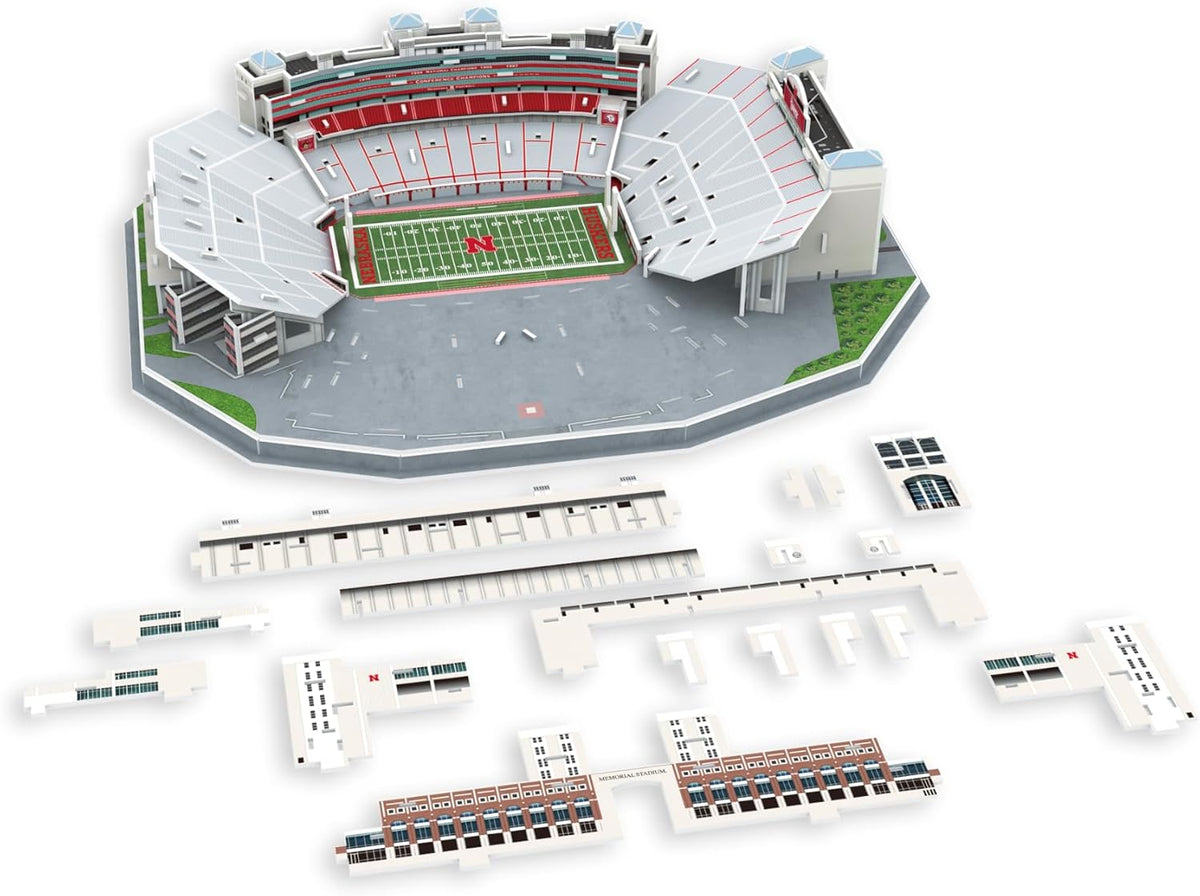 Pro-Lion 3D Jigsaw Puzzle of Michigan Wolverines Stadium 106 Pieces - Nebraska Huskers - image 4