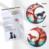 Original CCiaga DIY Dog Angel Memorial Suncatcher with Sympathy Card - 6-labrador - image 4