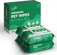 32 PCS Unscented Extra Thick Pet Bathing Wipes for Dogs & Cats - UNSCENTED / 400 Wipes