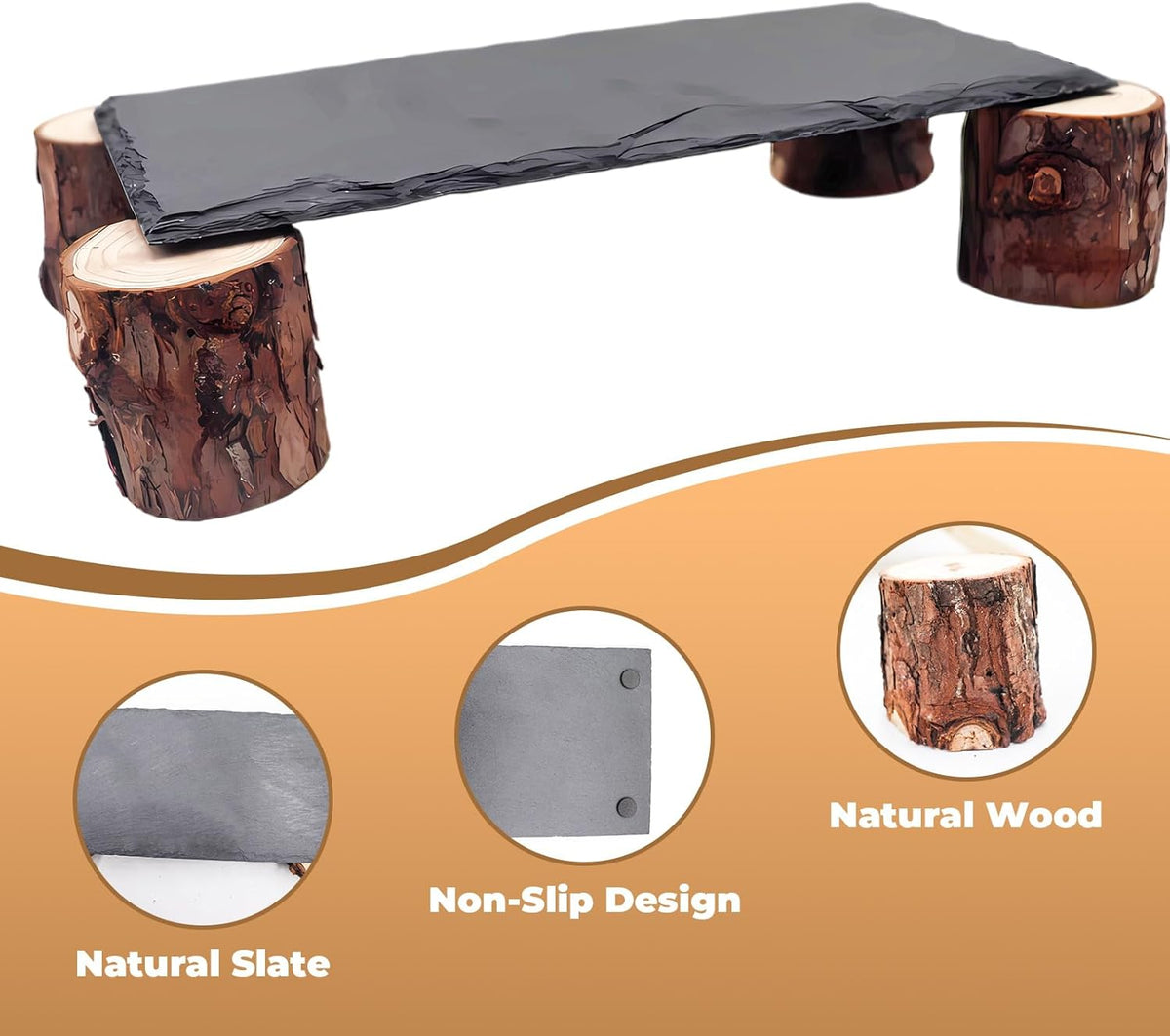 Bearded Dragon Basking Platform - Black / Small - image 4