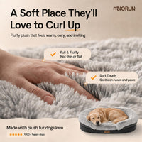 Miorun Fluffy Orthopedic Dog Beds Large Sized Dog - Gray / XL(48", UP to 110lbs) - image 3