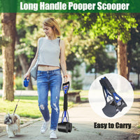 Dog Poop Trash Can Outside with Poop Scooper - Gray / 20L - image 2
