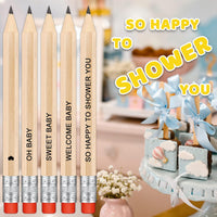 Baby Shower Pencils for Party Games, Neutral - Wood - Baby Shower - image 4