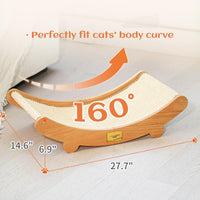 Sisal Cat Scratcher Bed Indoor Wooden Cat Furniture – Essentials for Cats - Extra Large - image 2