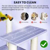 46in 5-Level Cat Tree,Indoor&Outdoor Large Cat Tower with Scratching Posts – Essentials for Cats - CTT-7 - image 4