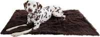 Best Friends by Sheri Dog Blanket, Shag Faux Fur - Dark Brown / 30" x 40"