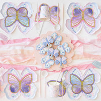 100Pcs Butterfly Napkins, Fairy Napkin - Colorful Butterfly - image 4