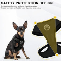 BINGPET Small Dog Harness - Breathable Mesh Puppy Cat Harnesses - No Pull Adjustable Dog Harness Dog Vest Harness for Small and Medium Dogs