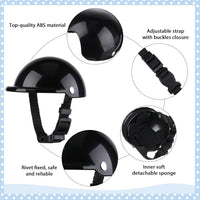 Frienda Dog Helmet and Goggles - S / Black - image 3