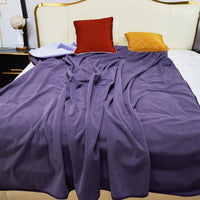Waterproof Blanket for Bed Couch Sofa, Reversible & Reusable Cat - 60"x80" / Deep Purple/Light Purple