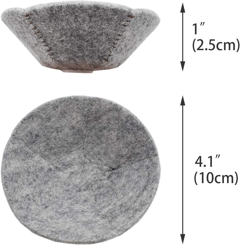 FOIBURELY 4 Canary Finch Nesting Wool Felt Pads – Essentials for Birds - image 2
