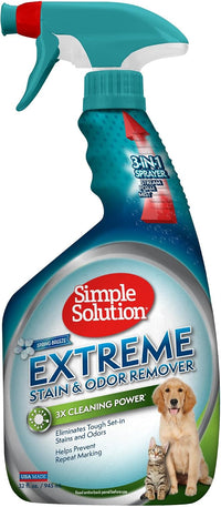 Simple Solution Extreme Stain & Odor Remover - Spring Breeze / 32 Fl Oz (Pack of 1)