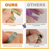 laleay Magnetic Men Fidget Toys - 12pcs - image 2