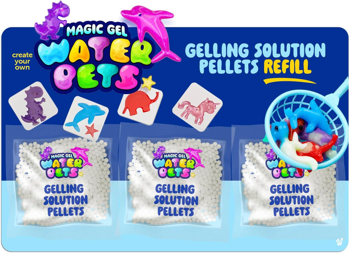 Dan&Darci Magic Gel Water Pets Kit, Birthday Gifts - Solution Refill