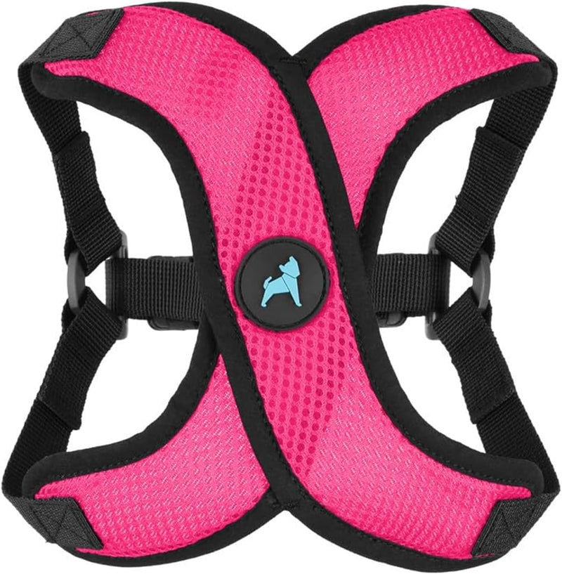 Gooby Comfort X Step-in Lite Harness, Choke-Free - Large (19-22") / Flamingo Pink
