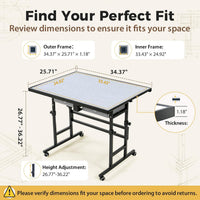 BuilderButler Puzzle Table 1500 Pieces with Wheels - Metal Frame / Medium - image 2
