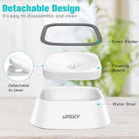 UPSKY No Spill Pet Water Bowl - White / 35 fl oz - image 2