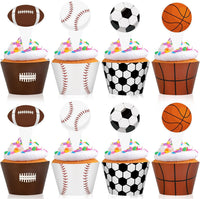 Hooqict carnival circus cupcake toppers and wrappers set, 48 pieces - view 5