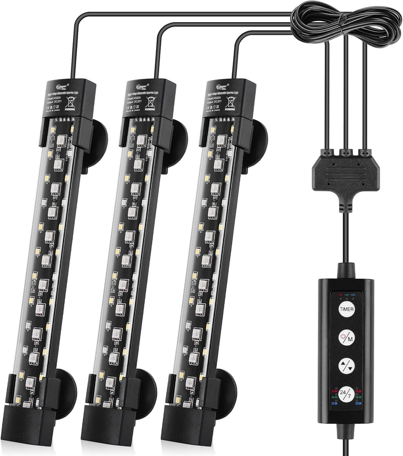 hygger Dual-Channel Controller Submersible Aquarium LED Light - 3