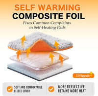 Self Warming Cat Bed, 2.0 Upgraded Thermal Mat for Indoor Cats - Gray / 15"x19" - image 2