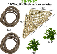 PIVBY Bearded Dragon Hammock（11.02" x 7.87" - 6 PCS - image 2