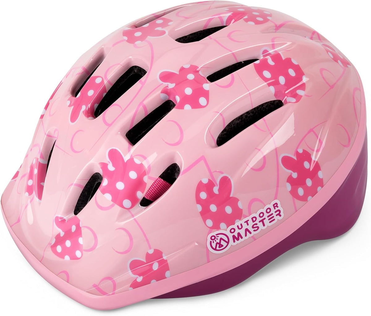 OutdoorMaster Toddler Helmet - Mushroom Pink / Small: 18.9-20.47 in. / 48-52 cm