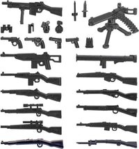 Weapons Pack Military Toy Set Building Blocks Model for Soldier - 25 PCS-Weapons