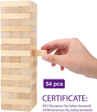 GOTHINK Tumble Tower Game for Kids and Adults - Classical - Storage Bag - image 3