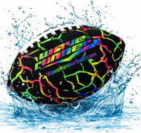 Wave Runner 9.25 inch waterproof junior football with textured grip for pool and beach - view 3