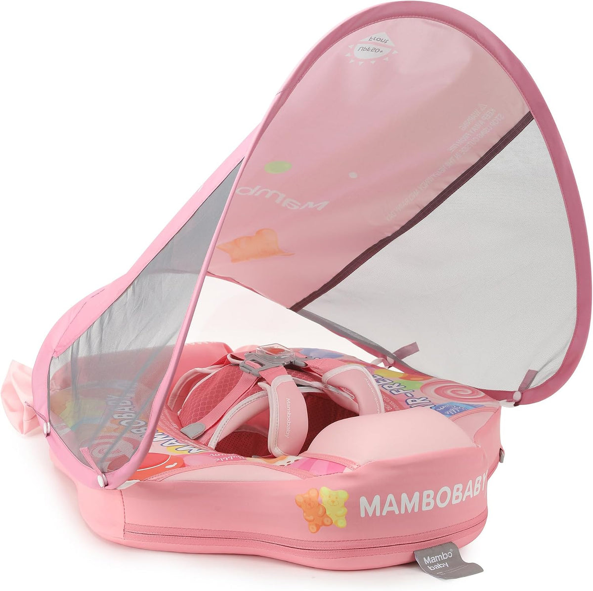 Mambobaby Float with Canopy & Tail - Pink (Candy)