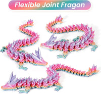 3D Printed Dragon Egg, Mystery Articulated Crystal Dragon Egg Fidget Toys, 3D Print Surprise - Random Candy Colors - image 2
