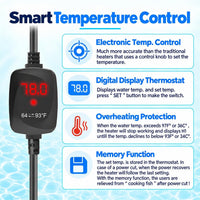 Thumb-Sized 15W Super Mini Aquarium Heater with Digital Display - For Aquariums ≤ 3 Gal - image 3