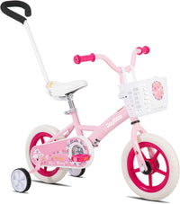JOYSTAR 10" 12" 14" 16" Kids Bike for Boys and Girls Ages 1-7Y – Fun for Kids & Family - Pink / 12 Inch with Training Wheels