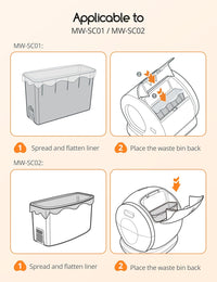 Meowant Cat Litter Box Liners for Automatic Cat Litter Box - 1 - image 3