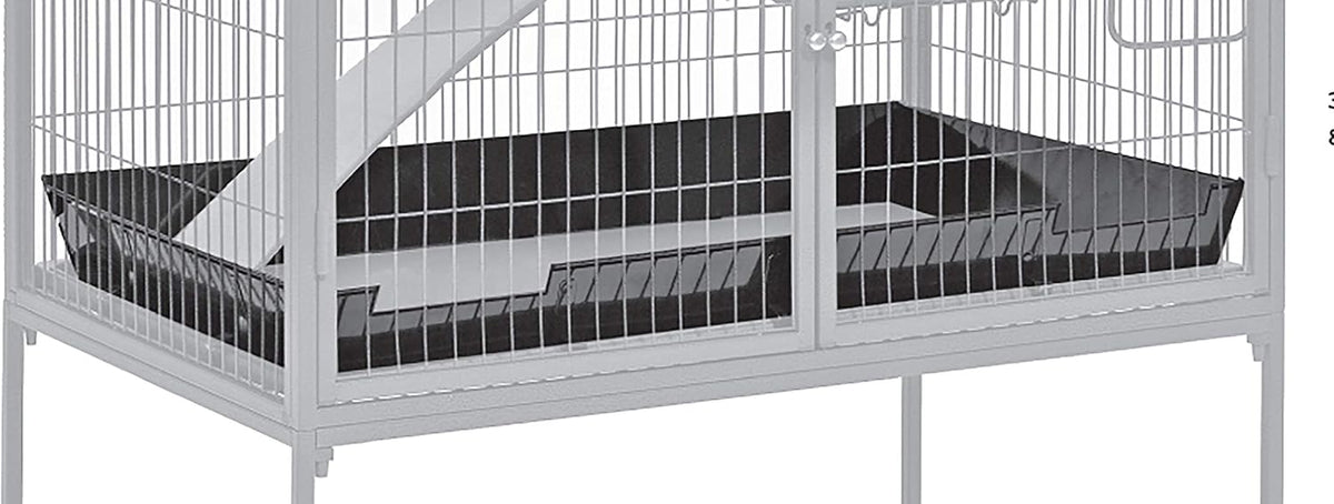 MidWest Homes for Pets 142PAN Replacement Pan for Midwest Cat Cage - Black / 33.5"L x 22.6"W x 3.5"H - image 3