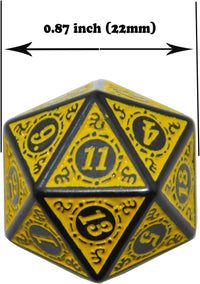 SmartDealsPro 10-Pack 20 Sided Dice D20 Polyhedral Dice for DND RPG - Retro White - image 2