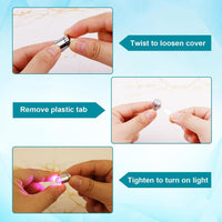 10pcs Mini Led Lights for Craft - Pink / 10 - image 4