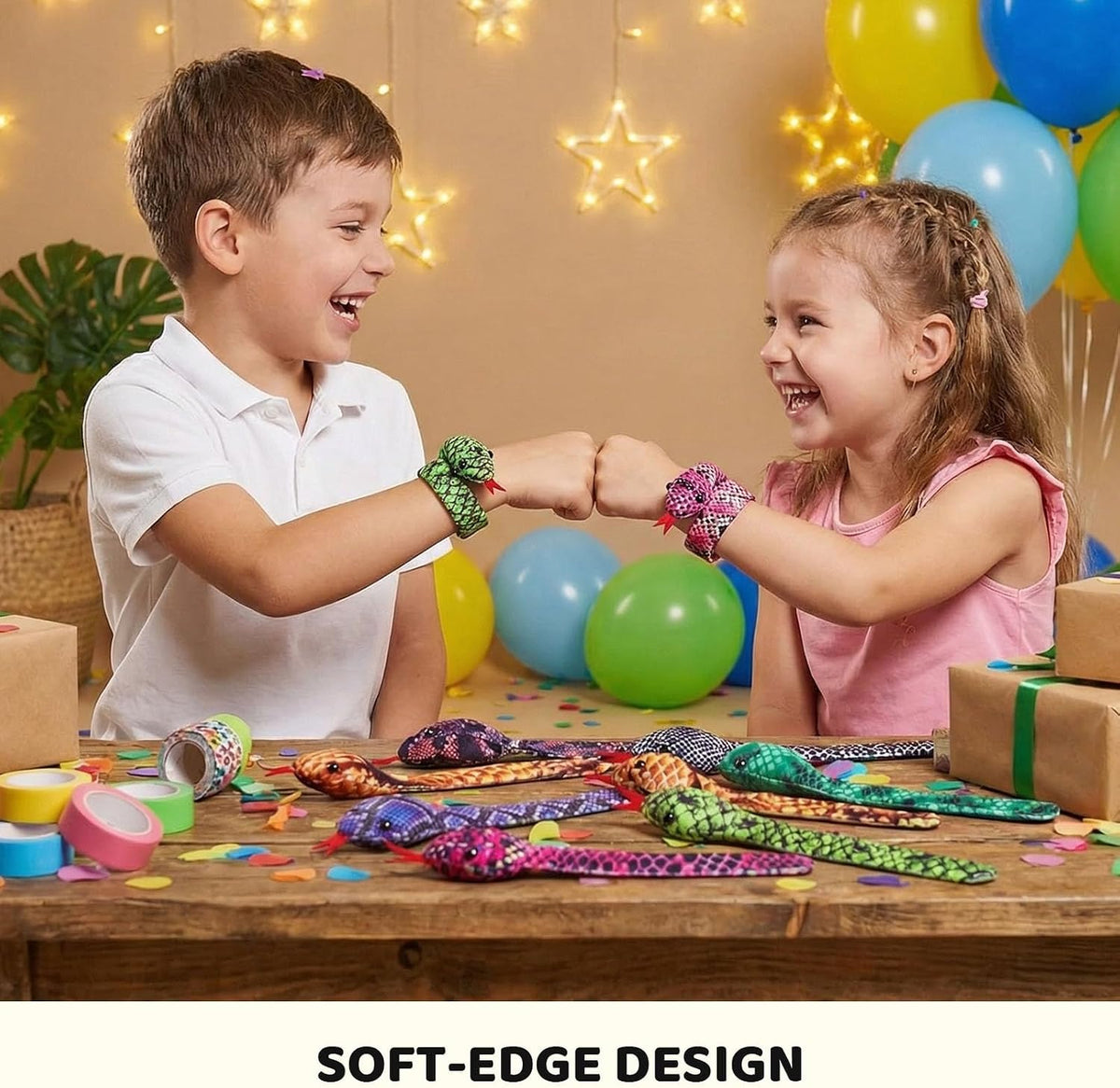 Shindel slap bracelets for kids with dinosaur, galaxy, heart and mermaid prints - view 8