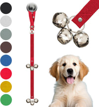 Caldwell's Pet Supply Co. Dog Potty Bells, Dog Door Bell - One Potty Bell / Red