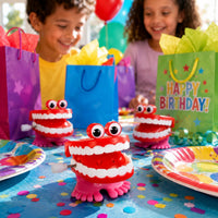 The Dreidel Company 2 pack of 1.75 inch wind up chattering teeth with googly eyes - view 6